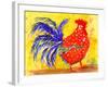 Farm House Rooster III-Beverly Dyer-Framed Art Print