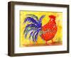 Farm House Rooster III-Beverly Dyer-Framed Art Print