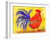 Farm House Rooster III-Beverly Dyer-Framed Art Print