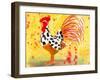 Farm House Rooster IV-Beverly Dyer-Framed Art Print