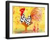 Farm House Rooster IV-Beverly Dyer-Framed Art Print