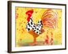 Farm House Rooster IV-Beverly Dyer-Framed Art Print