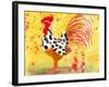 Farm House Rooster IV-Beverly Dyer-Framed Art Print