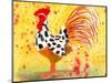 Farm House Rooster IV-Beverly Dyer-Mounted Art Print