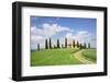 Farm House with Cypress Tree-Markus Lange-Framed Photographic Print