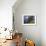 Farm House with Mountain in Background, Chile-Walter Bibikow-Framed Photographic Print displayed on a wall