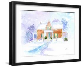 Farm House-Jennifer Zsolt-Framed Giclee Print