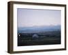 Farm in Mountain Valley - Rockies, Calgary, Banff-null-Framed Photographic Print