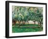 Farm in Normandy, 1885-1886-Paul C?zanne-Framed Giclee Print