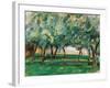 Farm in Normandy. Ca. 1885-86-Paul C?zanne-Framed Giclee Print