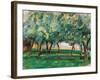 Farm in Normandy. Ca. 1885-86-Paul C?zanne-Framed Giclee Print