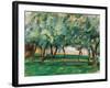 Farm in Normandy. Ca. 1885-86-Paul C?zanne-Framed Giclee Print