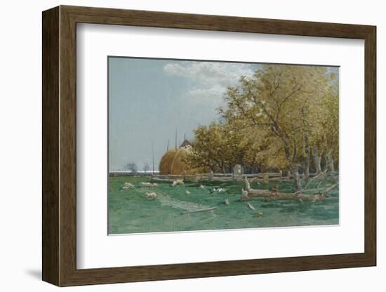 Farm in Southampton, Long Island-Alfred Thompson Bricher-Framed Premium Giclee Print