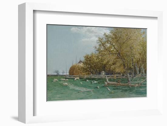 Farm in Southampton, Long Island-Alfred Thompson Bricher-Framed Premium Giclee Print