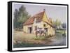 Farm in the Epernay Region, C.1850-null-Framed Stretched Canvas