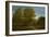 Farm in the Landes, 1844-67 (Oil on Canvas)-Theodore Rousseau-Framed Giclee Print