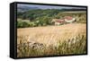 Farm in the Sudely Valley, Winchcombe, the Cotswolds, Gloucestershire, England-Matthew Williams-Ellis-Framed Stretched Canvas