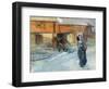 Farm in Winter, Bingsjo-Carl Larsson-Framed Giclee Print