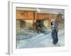 Farm in Winter, Bingsjo-Carl Larsson-Framed Giclee Print