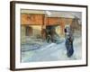 Farm in Winter, Bingsjo-Carl Larsson-Framed Giclee Print