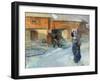 Farm in Winter, Bingsjo-Carl Larsson-Framed Giclee Print