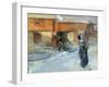 Farm in Winter, Bingsjo-Carl Larsson-Framed Giclee Print