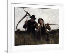 Farm Labourers, (1875-1929)-Henry Herbert La Thangue-Framed Giclee Print