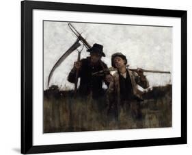 Farm Labourers, (1875-1929)-Henry Herbert La Thangue-Framed Giclee Print