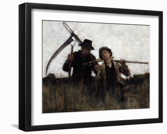 Farm Labourers, (1875-1929)-Henry Herbert La Thangue-Framed Giclee Print