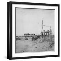 Farm Land in Drought-Stricken Area, Barren Land-null-Framed Photographic Print