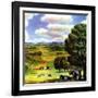 "Farm Landscape,"April 1, 1942-J. Steuart Curry-Framed Giclee Print