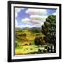 "Farm Landscape,"April 1, 1942-J. Steuart Curry-Framed Giclee Print