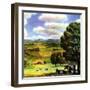 "Farm Landscape,"April 1, 1942-J. Steuart Curry-Framed Giclee Print