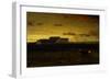 Farm Landscape, Cattle in Pasture, Sunset, Nantucket, C.1883-George Snr. Inness-Framed Premium Giclee Print