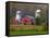 Farm Landscape in Fall Color, Arlington, Vermont, USA-Joe Restuccia III-Framed Stretched Canvas