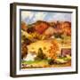 "Farm Landscape,"November 1, 1940-null-Framed Giclee Print