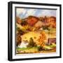 "Farm Landscape,"November 1, 1940-null-Framed Giclee Print