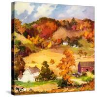 "Farm Landscape,"November 1, 1940-null-Stretched Canvas