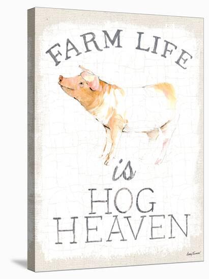 Farm Life burlap-Avery Tillmon-Stretched Canvas