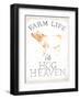 Farm Life burlap-Avery Tillmon-Framed Art Print