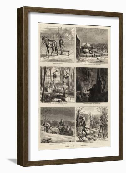 Farm Life in Canada, I-William Henry James Boot-Framed Giclee Print
