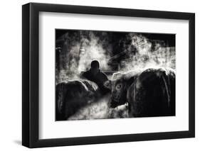 farm life-Piet Flour-Framed Photographic Print