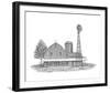 Farm Living - Barn-Lucy Francis-Framed Giclee Print
