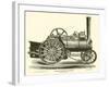 Farm Locomotive Engine, by Aveling and Porter-null-Framed Giclee Print