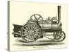 Farm Locomotive Engine, by Aveling and Porter-null-Stretched Canvas