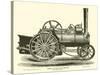 Farm Locomotive Engine, by Aveling and Porter-null-Stretched Canvas