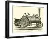 Farm Locomotive Engine, by Aveling and Porter-null-Framed Giclee Print