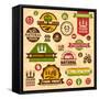 Farm Logo Labels and Designs-Chistoprudnaya-Framed Stretched Canvas