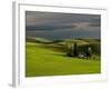 Farm near Colfax at Dusk, Palouse, Washington, USA-Charles Sleicher-Framed Photographic Print