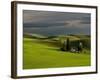 Farm near Colfax at Dusk, Palouse, Washington, USA-Charles Sleicher-Framed Photographic Print